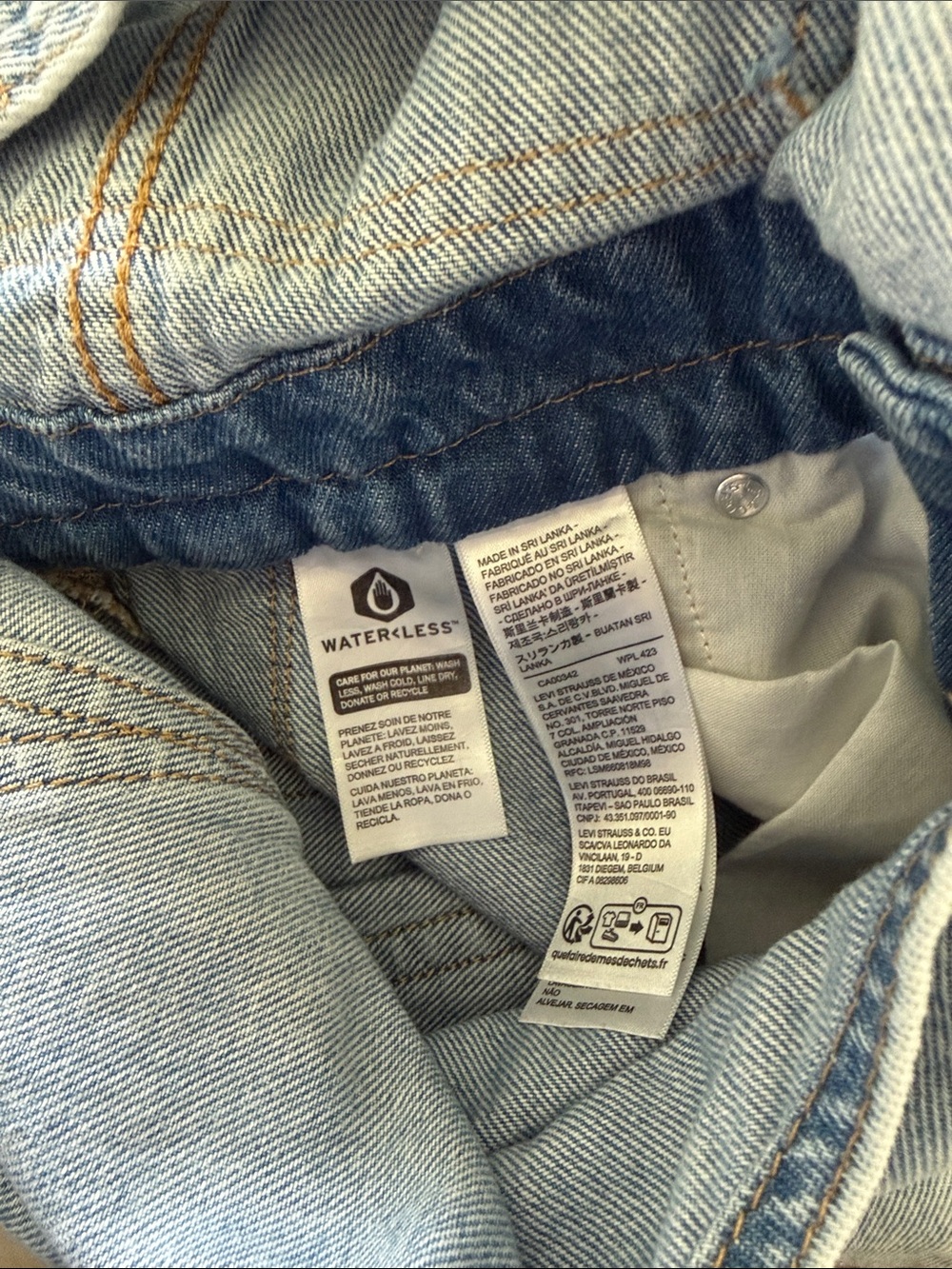 Levi's Women's Apron Overall Jeans - Picture 3 of 4